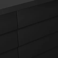 Madia 102x118h cm 4 ante soggiorno nero Wild