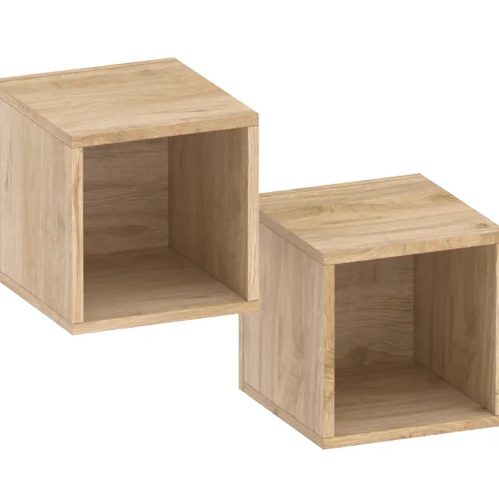 Mobile ingresso consolle 98x196h cm pannello cannettato rovere chiaro grigio chiaro Sunset Decor 1002