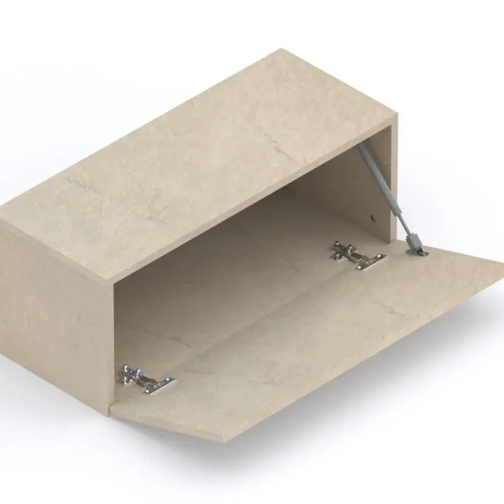 Mobile ingresso sospeso consolle 125x240h cm pannello cannettato tortora rovere chiaro Sunset Decor 1007