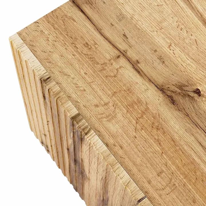 Mobile ingresso sospeso 80x97h cm con specchio cannettato quercia Essence