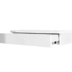 Mobile ingresso sospeso 100x20h cm con cassetto bianco Magnolia