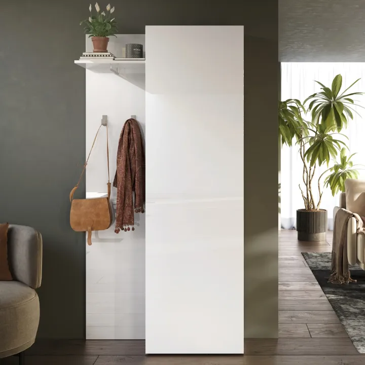 Mobile ingresso 95x186h cm bianco lucido Sunset 110