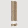 Mobile ingresso 207x260h cm con pannello cannettato beige cashmere rovere chiaro Sunset Decor 1033