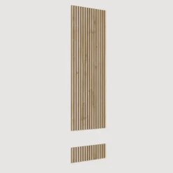 Mobile ingresso 207x260h cm con pannello cannettato beige cashmere rovere chiaro Sunset Decor 1033