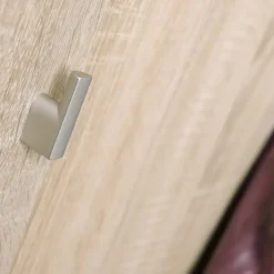 Mobile ingresso 210x203h cm con specchio e appendiabiti rovere sonoma California 4 Gihome®