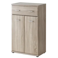 Mobile ingresso 120x203h cm con specchio e appendiabiti rovere sonoma California 2 Gihome®