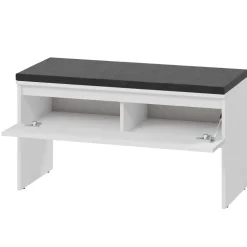 Mobile ingresso 200x230h cm con specchio appendiabiti bianco Accent
