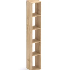 Mobile ingresso 222x240h cm pannello cannettato beige cashmere rovere chiaro Sunset Decor 1017