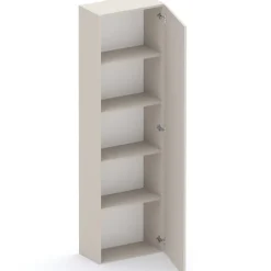 Mobile ingresso 118x180h cm pannello cannettato beige marrone rovere chiaro Sunset Decor 1023