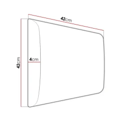 Mobile ingresso 85x206h cm rovere rustico rosa Welly 2
