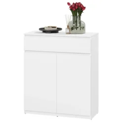 Mobile multiuso ingresso 92x107h cm con cassetto bianco Accent