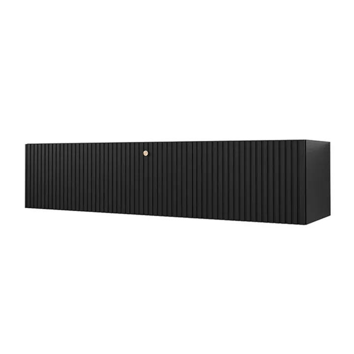 Mobile porta TV sospeso 150x34h cm 1 anta nero Kiruna 4