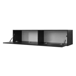 Mobile porta TV sospeso 150x34h cm 1 anta nero Kiruna 4