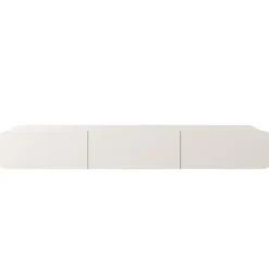 Mobile porta TV sospeso 240x34h cm 3 ante beige cashmere Volia