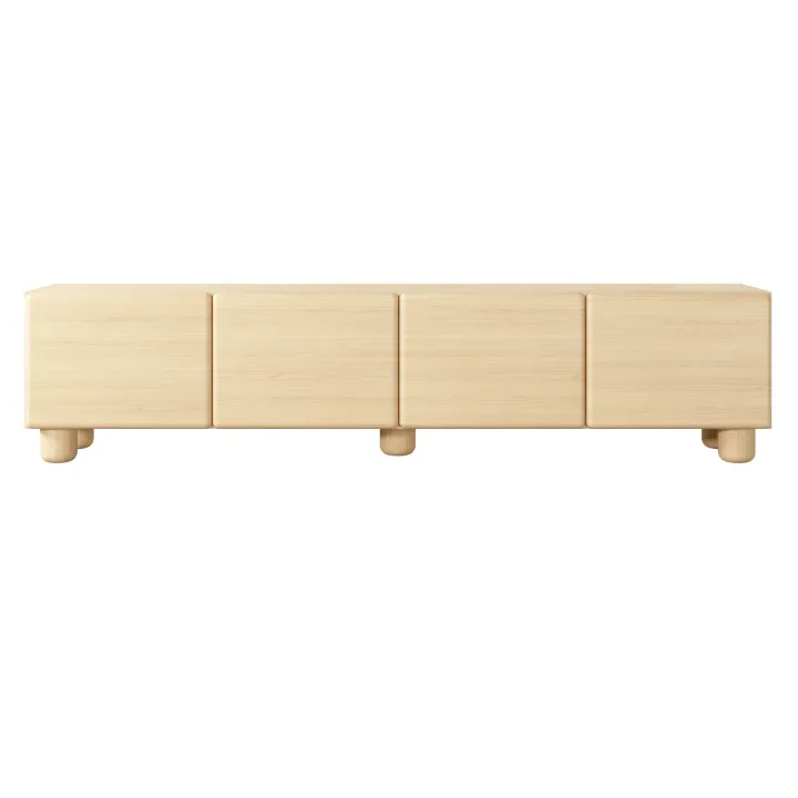 Mobile porta TV 200x47h cm 4 ante a ribalta soggiorno rovere chiaro Mellow