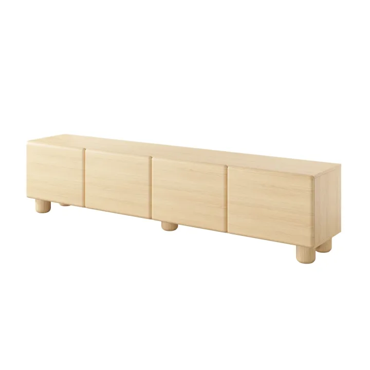 Mobile porta TV 200x47h cm 4 ante a ribalta soggiorno rovere chiaro Mellow