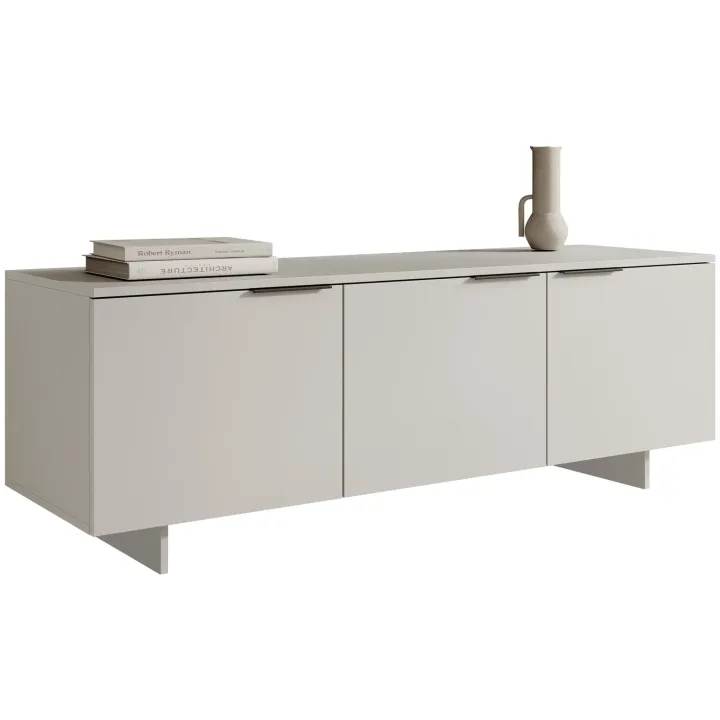 Mobile porta TV 150x55h cm 3 ante beige cashmere Stone