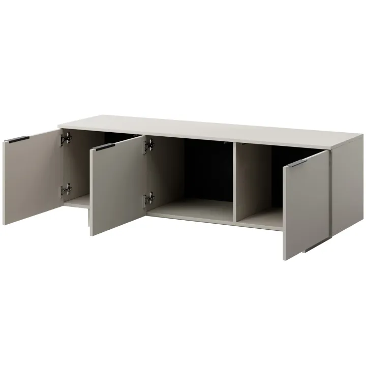 Mobile porta TV 150x55h cm 3 ante beige cashmere Stone