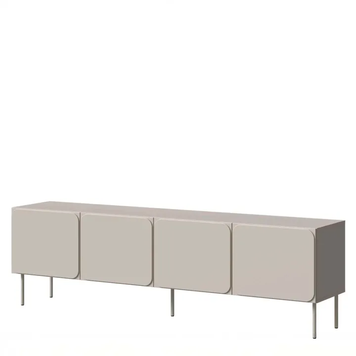 Mobile porta tv 200x61h cm 4 ante beige cashmere Maya