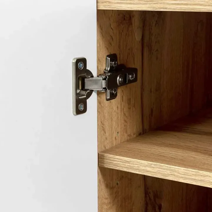 Mobile porta TV 201x52h cm 4 ante cannettato quercia Essence