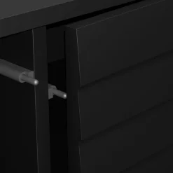 Mobile porta TV 180x60h cm 2 ante nero Wild