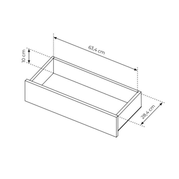Mobile porta TV 196x51h cm 2 ante scorrevoli 1 cassetto 1 ripiano a vista soggiorno rovere Groove