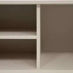 Mobile porta tv 175x54h cm cannettato 2 ante beige cashmere Zurik