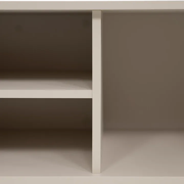 Mobile porta tv 175x54h cm cannettato 2 ante beige cashmere Zurik