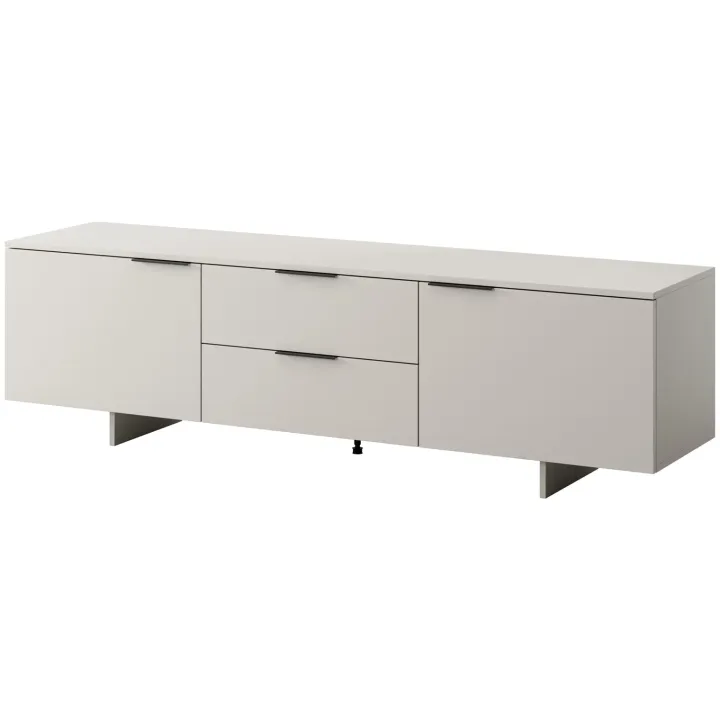 Mobile porta TV 180x55h cm 2 cassetti beige cashmere Stone