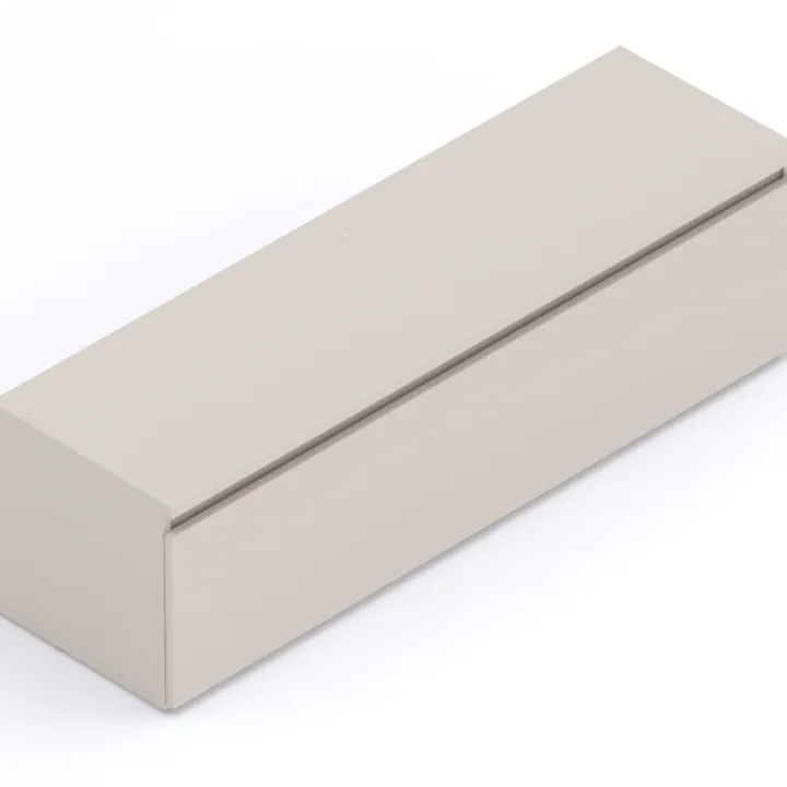 Mobile porta TV 138x40h cm con cassettone beige Sunset