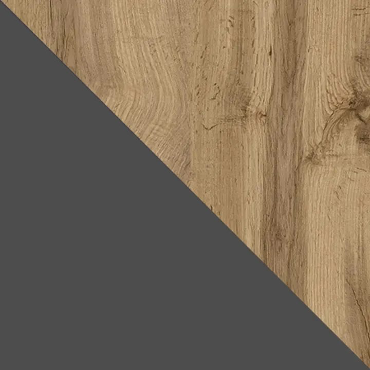 Mobile porta TV 160x46h cm design moderno rovere antracite Modesta