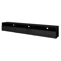 Mobile porta TV 270x42h cm moderno nero Emotion Gihome®