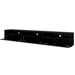 Mobile porta TV 270x42h cm moderno nero Emotion Gihome®