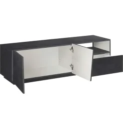 Mobile porta TV 150x46h cm moderno ossido Candia Gihome®