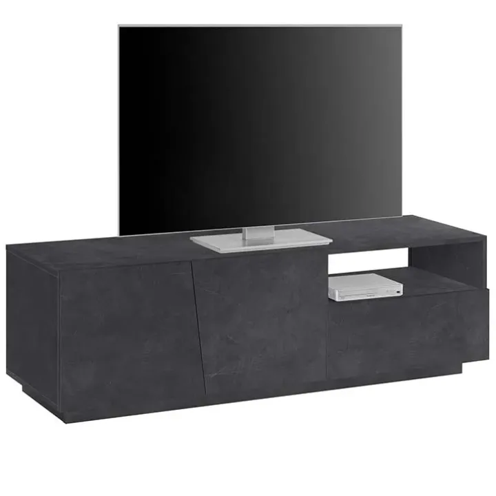 Mobile porta TV 150x46h cm moderno ossido Candia Gihome®