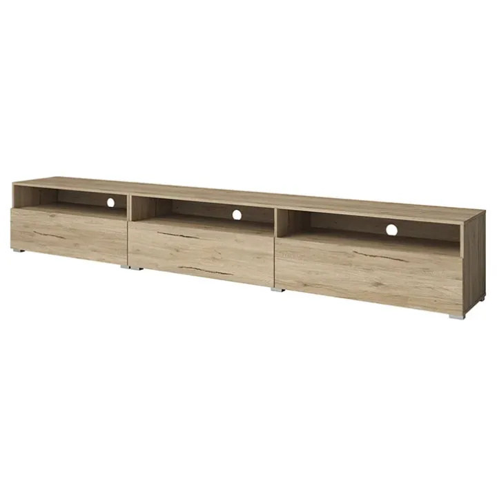 Mobile porta TV 270x42h cm moderno rovere Emotion Gihome®