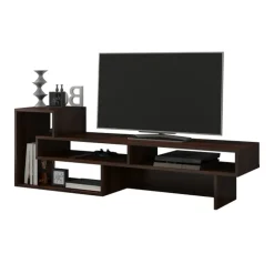 Mobile porta TV 146x49h cm soggiorno rovere scuro Helen