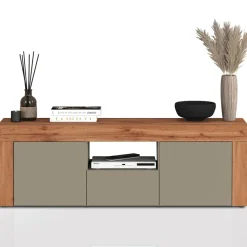 Mobile porta tv 155x51h cm tortora rovere Block