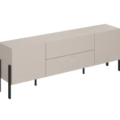 Mobile TV 200x70h cm 2 ante 2 cassetti moderno beige cashmere Simple