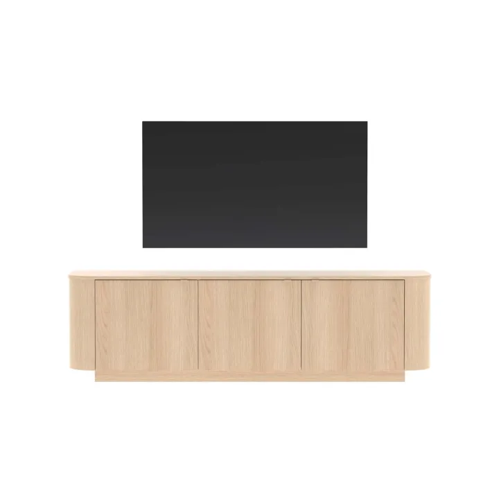 Mobile TV 180x50h cm 3 ante moderno rovere Alba