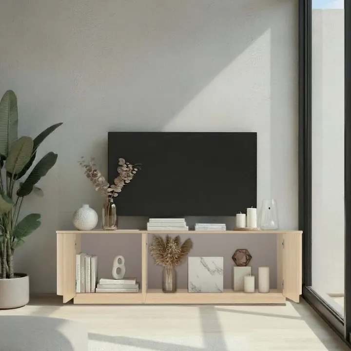 Mobile TV 180x50h cm 3 ante moderno rovere Alba