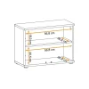 Modulo basso ingresso 60x46h cm 2 ante rovere sonoma California Gihome®