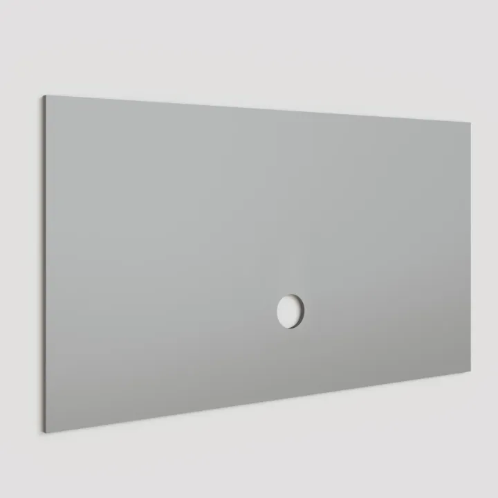 Pannello porta tv 180x100h cm grigio scuro Sunset