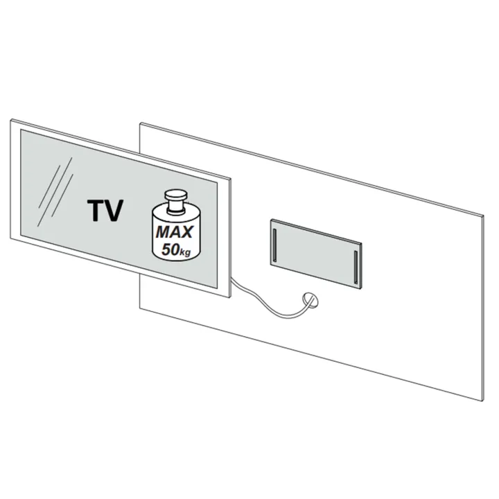 Pannello porta tv 180x100h cm marrone bronzo Sunset