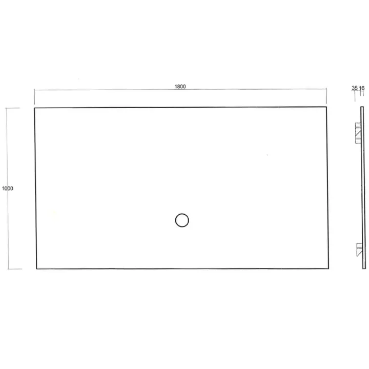 Parete attrezzata sospesa 207x180h cm effetto travertino rovere chiaro Sunset Decor 1046