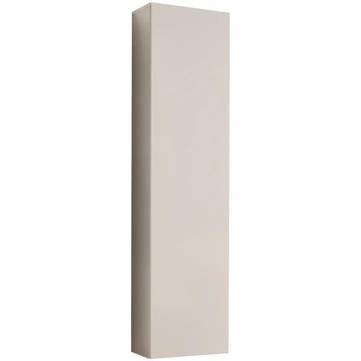 Parete attrezzata sospesa 260x170h cm con biocamino beige cashmere Ignis 5 Gihome®
