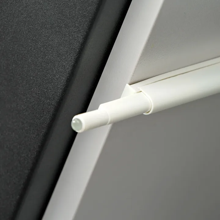 Parete attrezzata sospesa 200x150h cm pannello effetto cannettato grigio perla rovere Luvox
