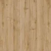 Parete attrezzata sospesa 334x180h cm con pannello cannettato marrone rovere chiaro Sunset Decor 1041