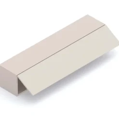 Parete attrezzata sospesa 292x180h cm con pannello cannettato beige rovere scuro Sunset Decor 1042