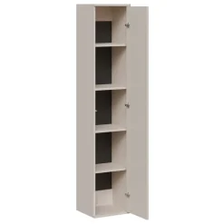 Parete attrezzata sospesa 272x200h cm moderna beige cashmere Bellagio 1